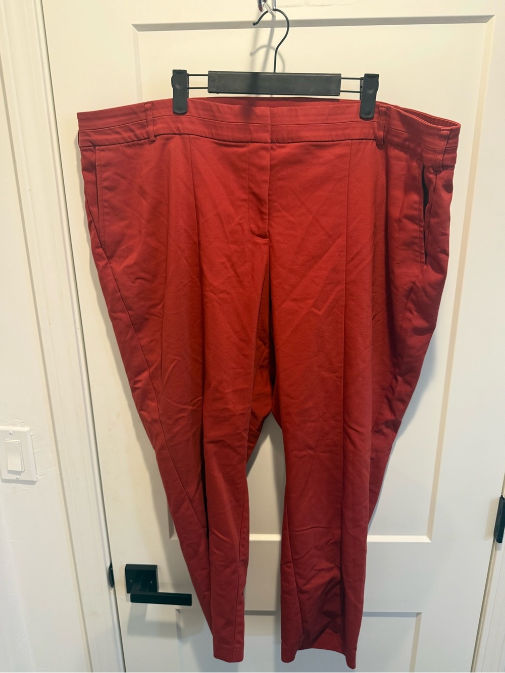 Lane Bryant Rust Tapered Dress Pants